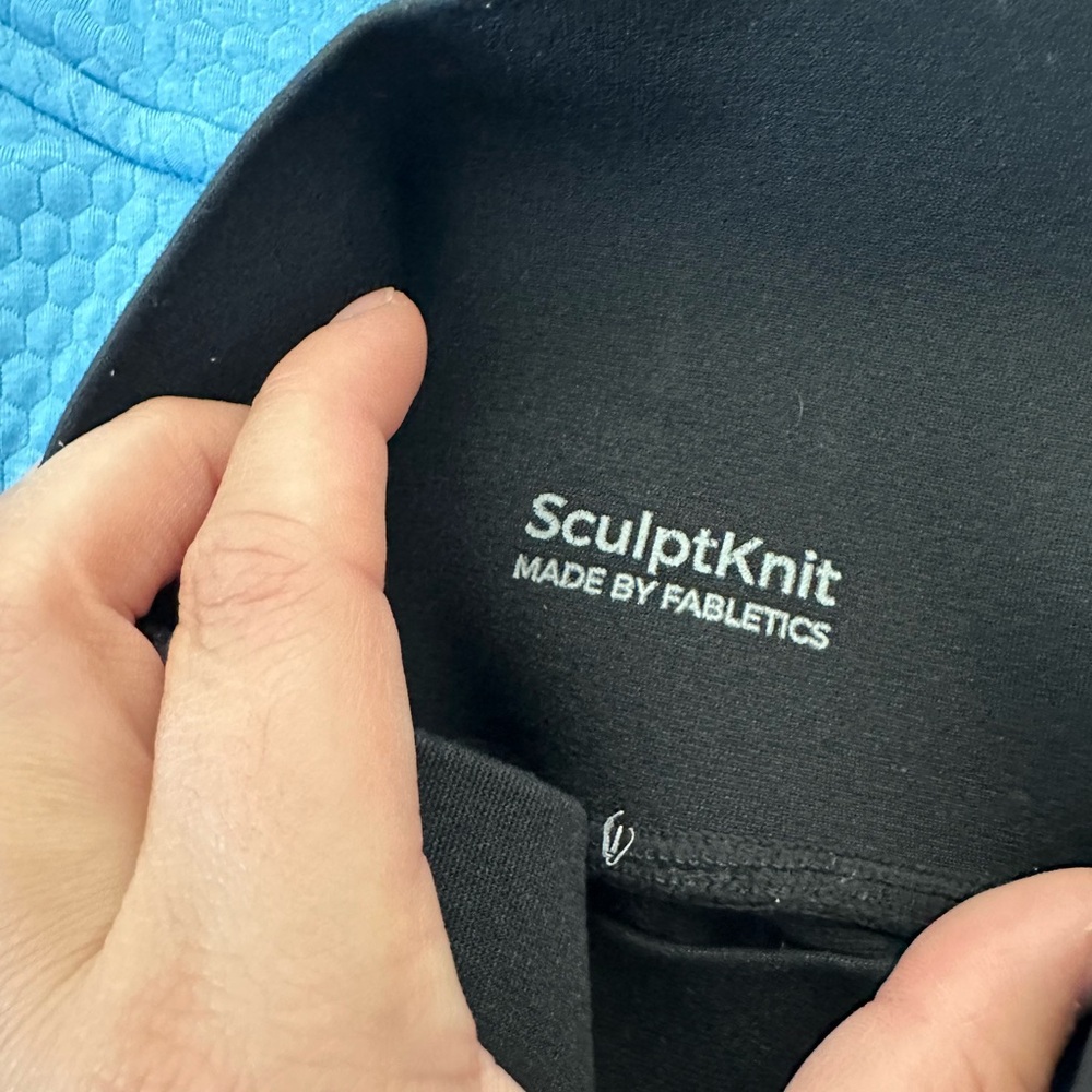 Fabletics Black SculptKnit Leggings